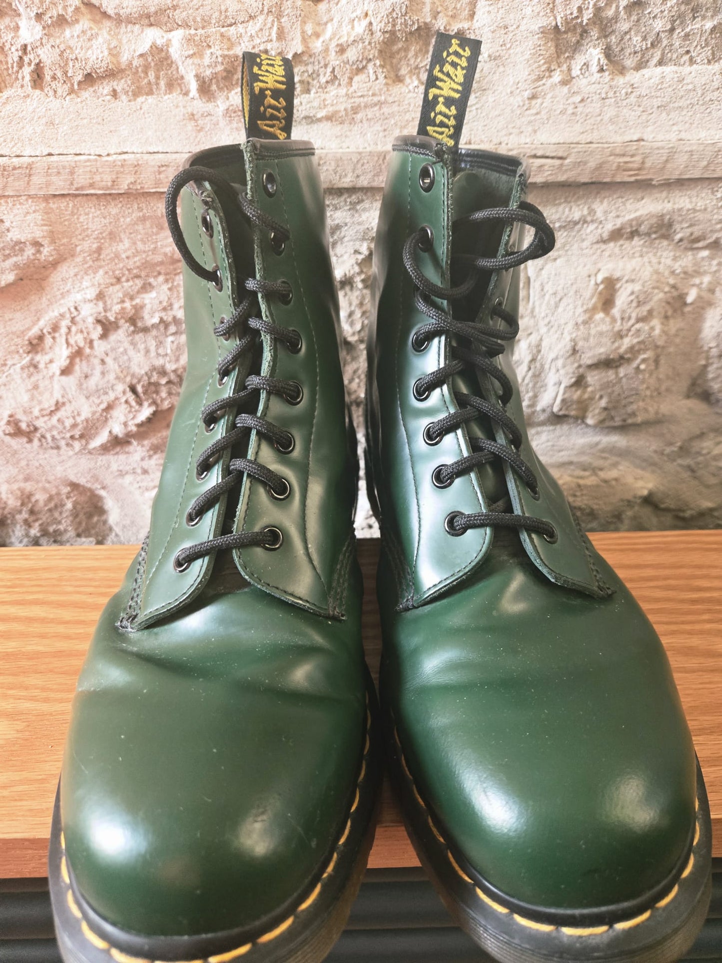 Green Dr Marten Boots