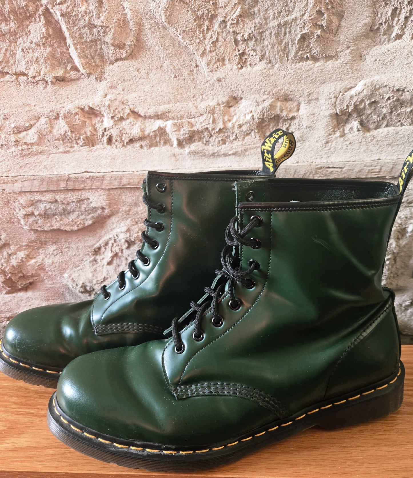 Green Dr Marten Boots