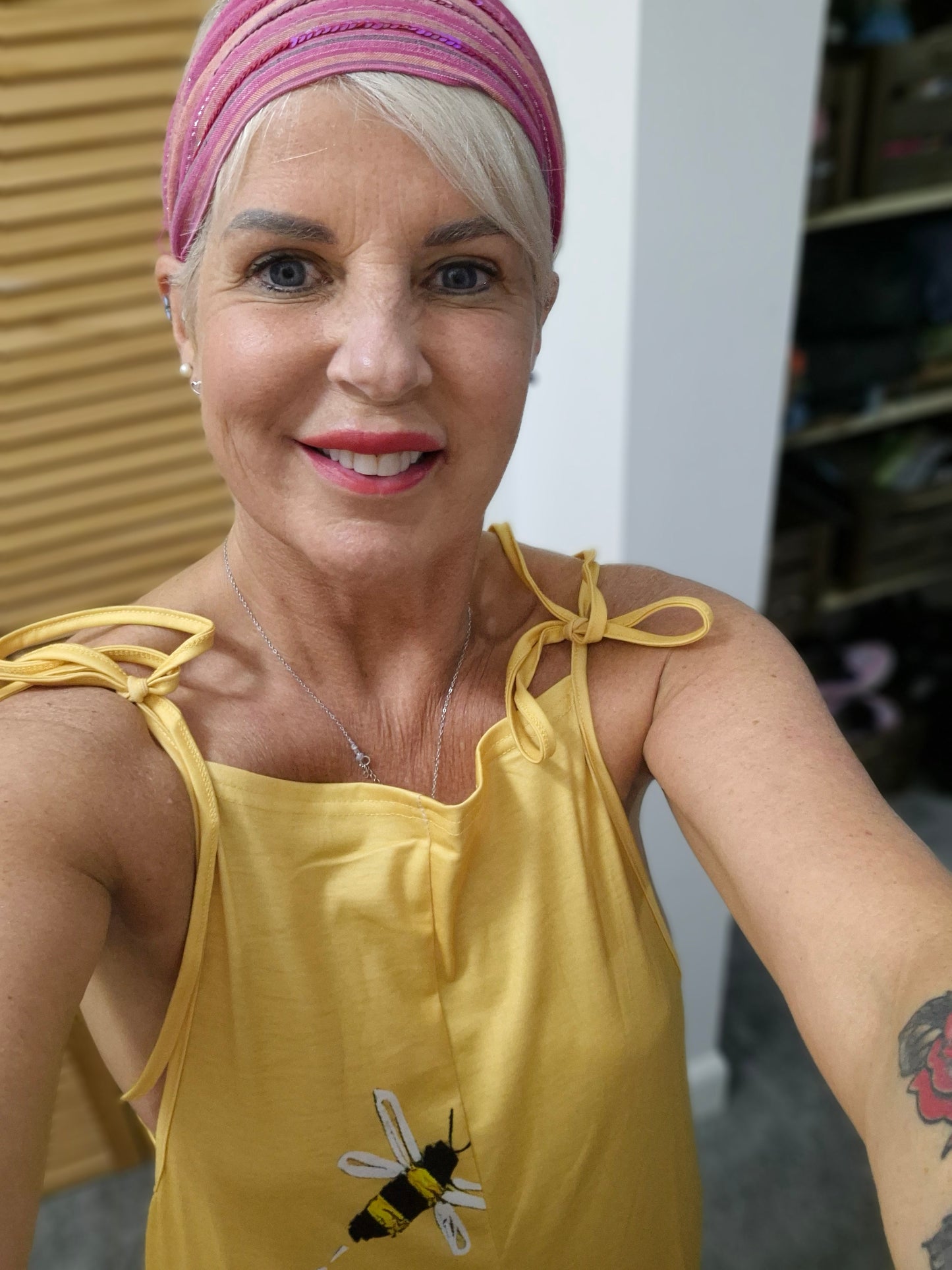 Jumpsuit yellow bumble bee