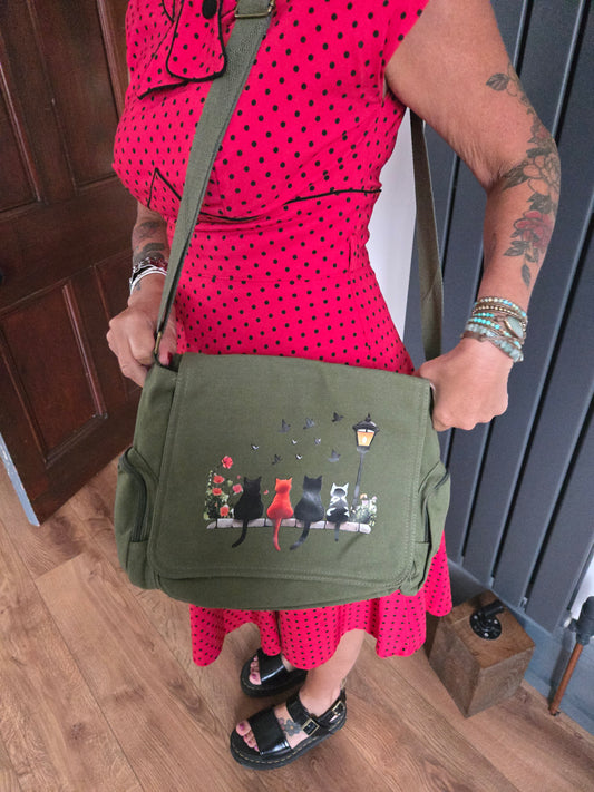 Cat canvas bag