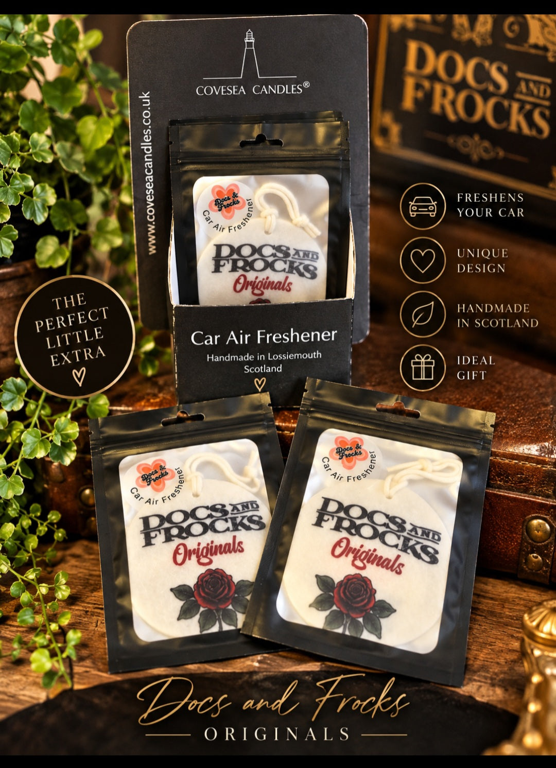 Docs and Frocks Originals Car Air Fresheners
