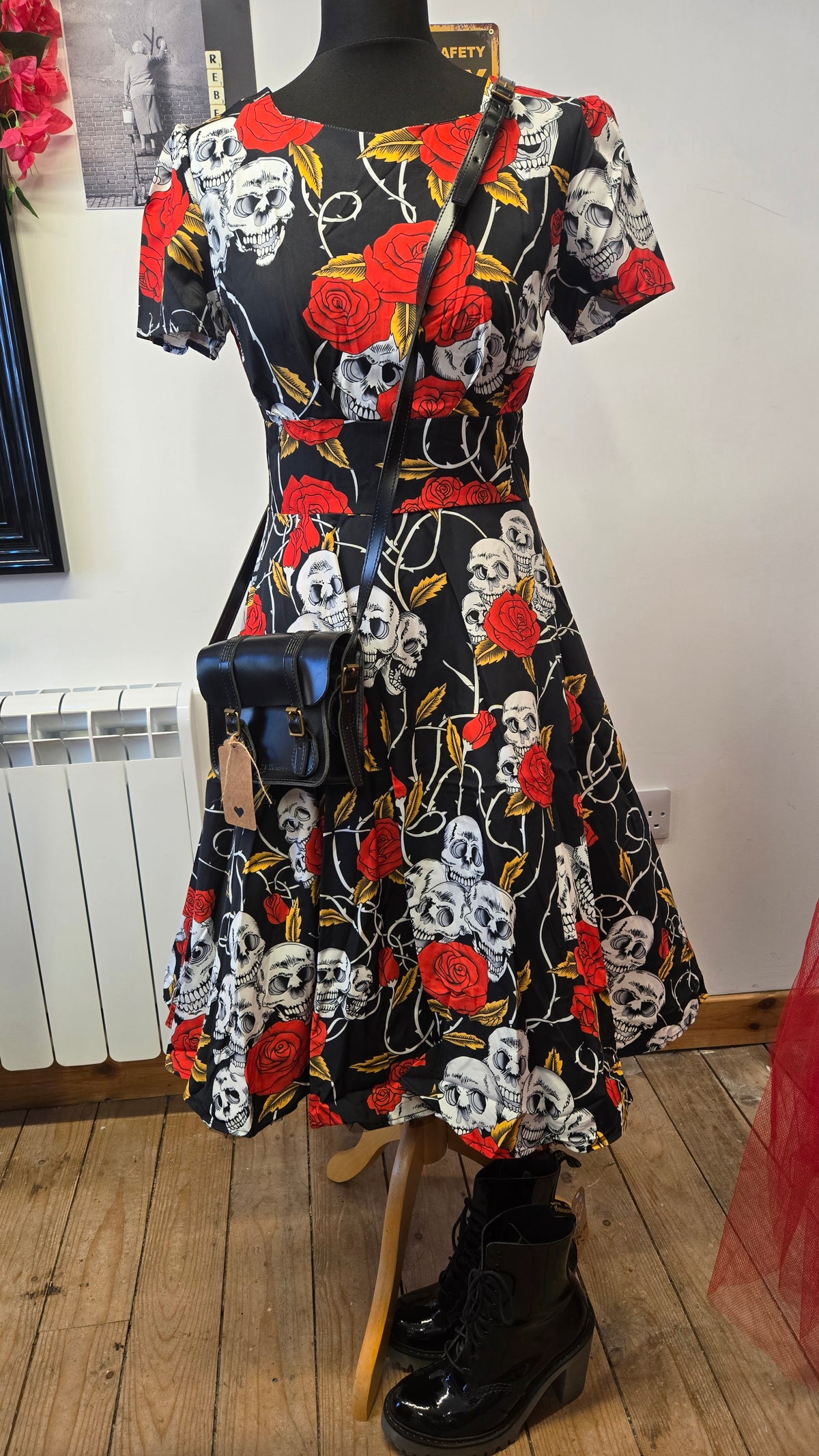 Skull and roses dress
