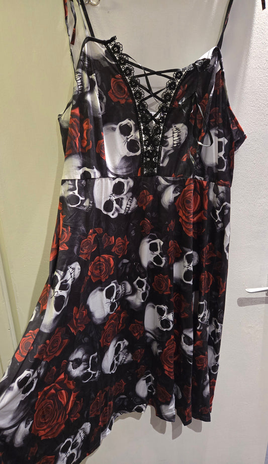 Skull and roses dress